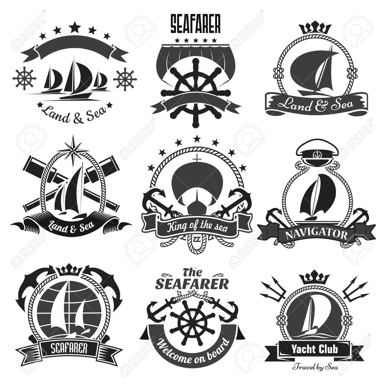 nautical heraldic symbols marine