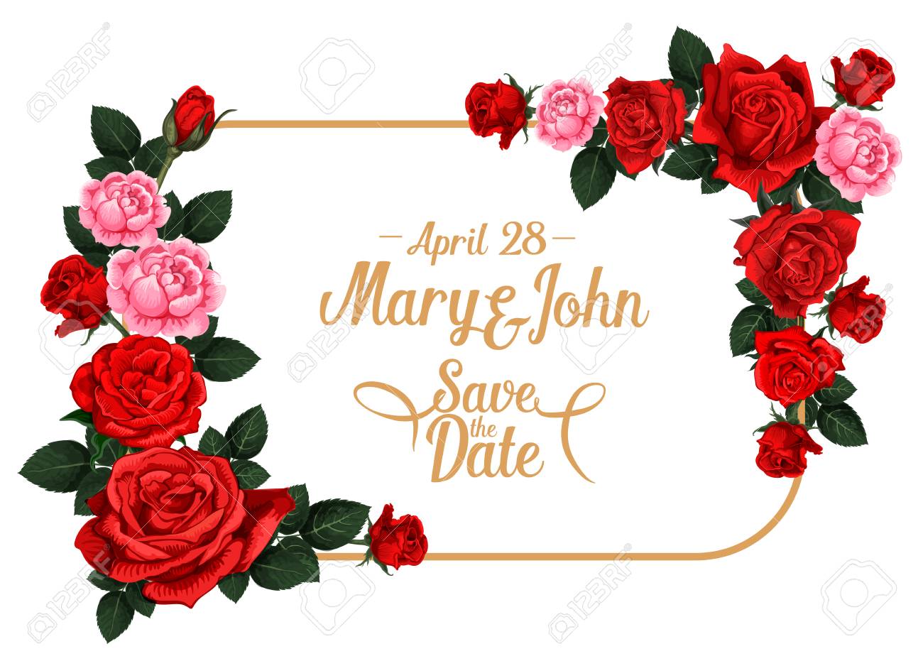 Seamless Lace Border Invitation Card Royalty Free Vector