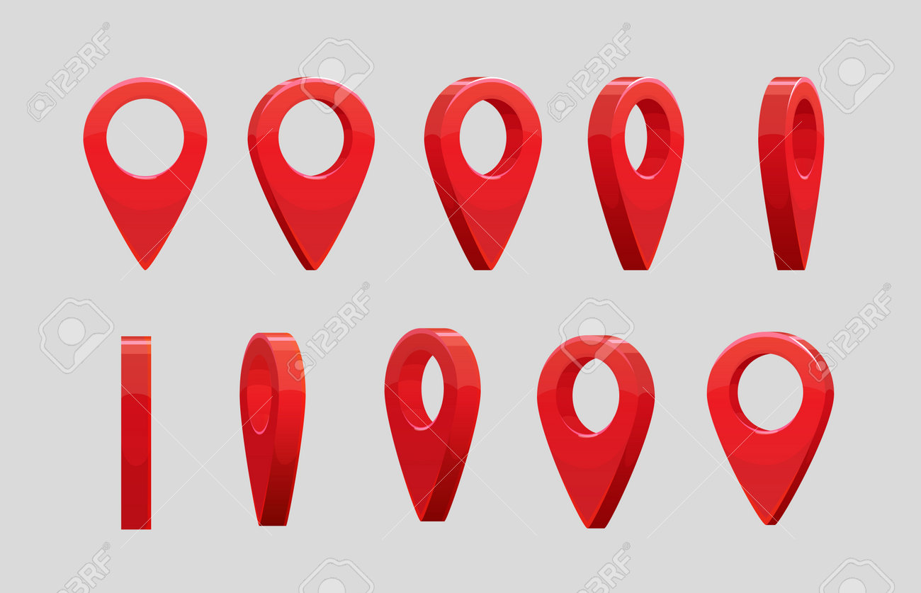 Jogo animado do pino do localizador 3d ou sprite do mapa de viagem. rotação do vetor do ponto vermelho para a animação, objeto gráfico do ui para a aplicação. destino, navegação ou sinal da direção, símbolo da posição da geolocalização - 190785728 Jogo animado do pino do localizador 3d ou sprite do mapa de viagem. rotação do vetor do ponto vermelho para a animação, objeto gráfico do ui para a aplicação. destino, navegação ou sinal da direção, símbolo da posição da geolocalização - 190785728