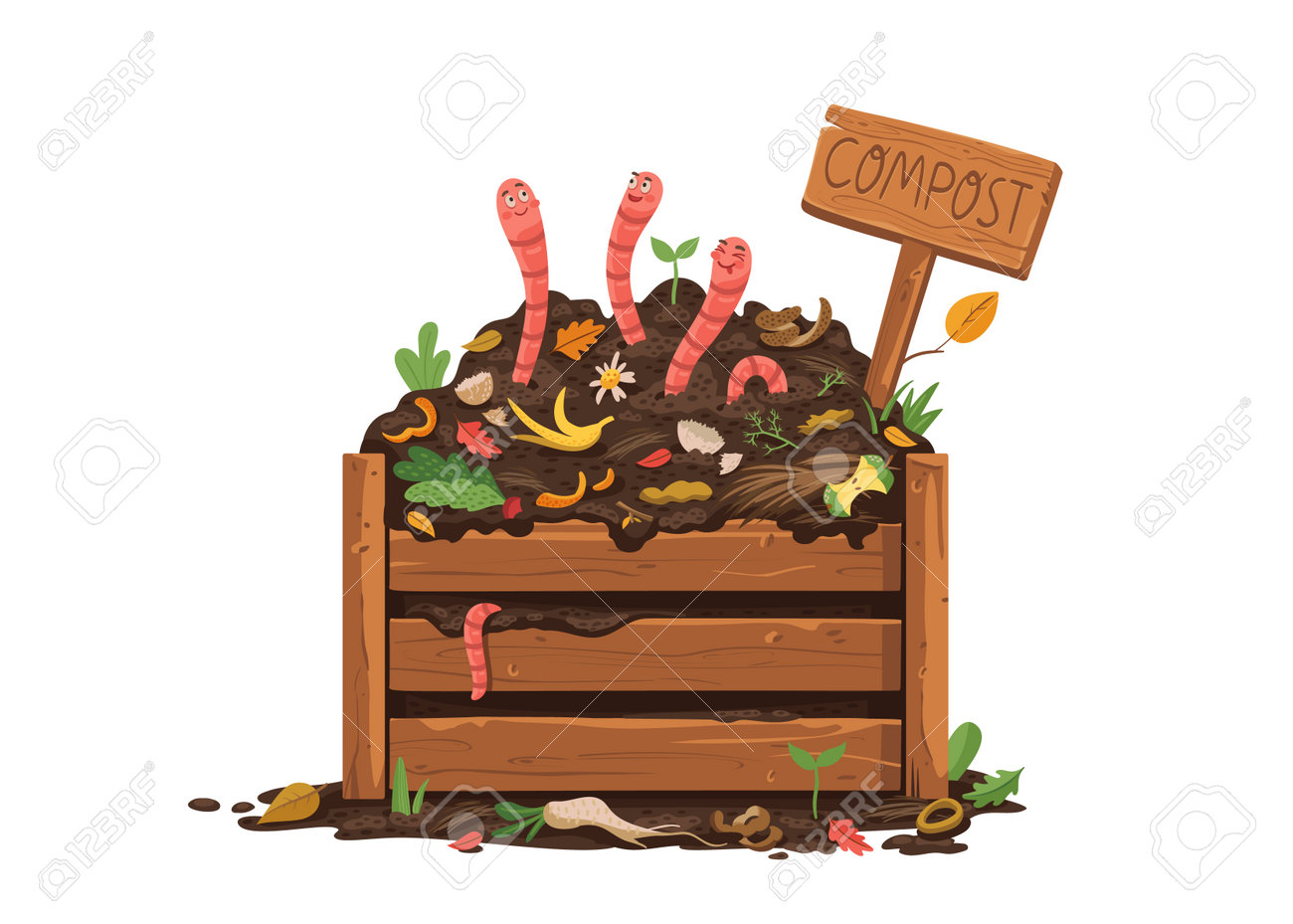 Vermicomposting Concept Icon Circle Recycling Concept Vector, Circle,  Recycling, Concept Illustration Background And Wallpaper For Free Download  - Pngtree, image size:1300x929