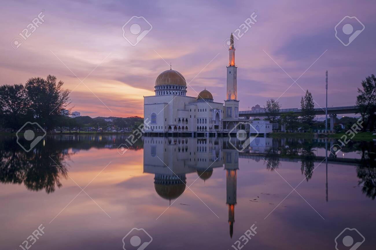 Blue Hour At Masjid As Salam Puchong Perdana Stock Photo Picture And Royalty Free Image Image 135095437