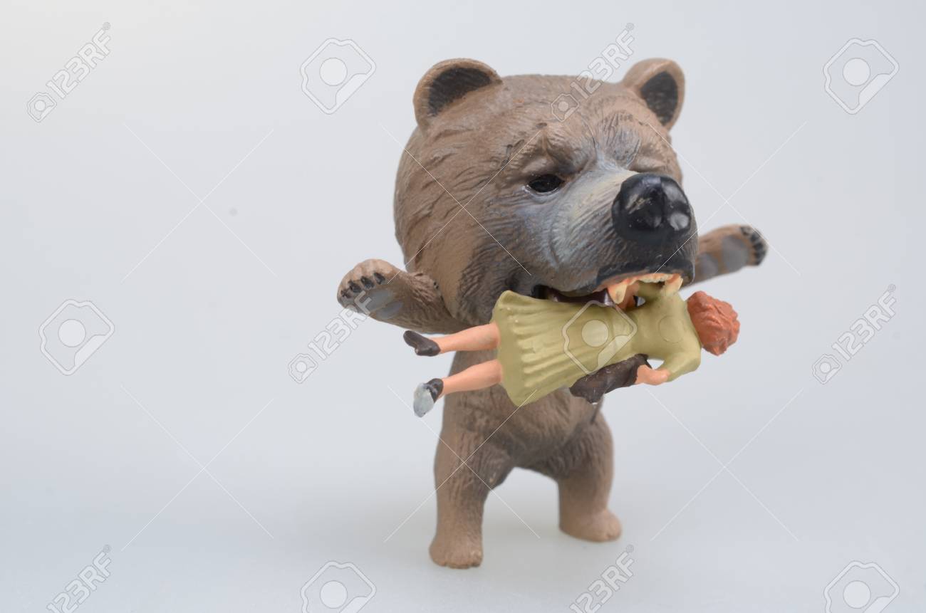 plastic bear figurine