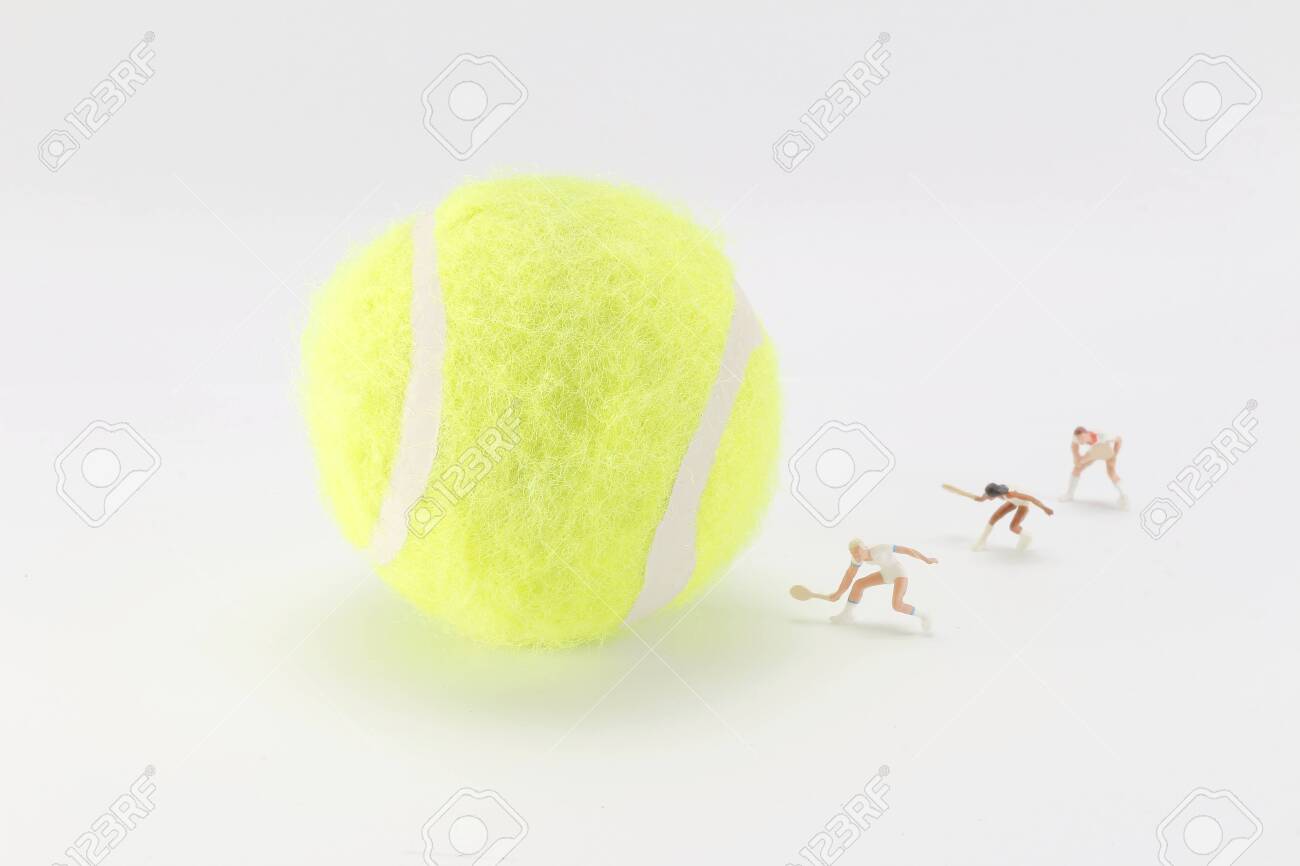 big tennis ball