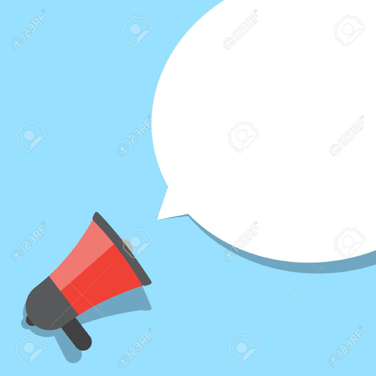 メガホンの図のイラスト素材 ベクタ Image