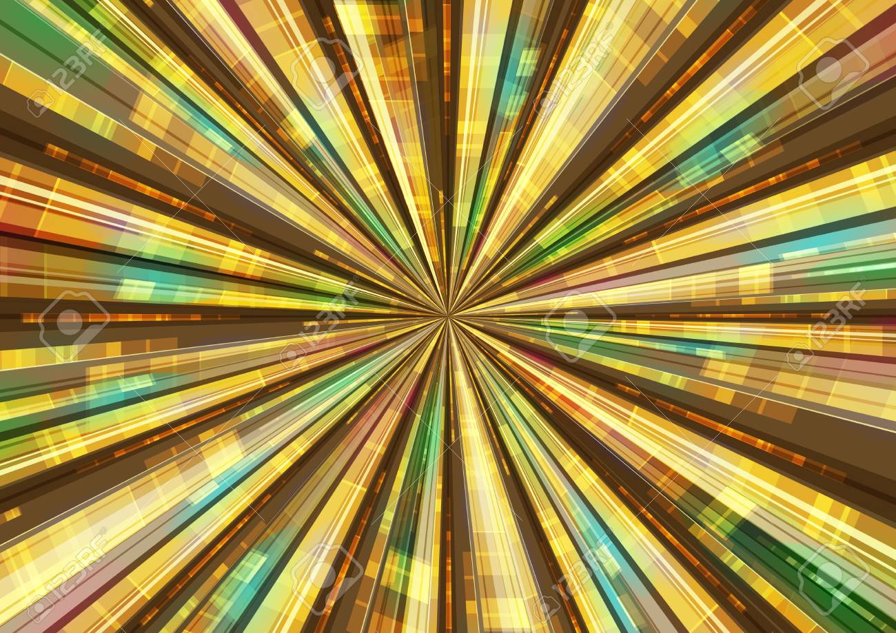 バック グラウンド放射線サイバー ゴールド のイラスト素材 ベクタ Image