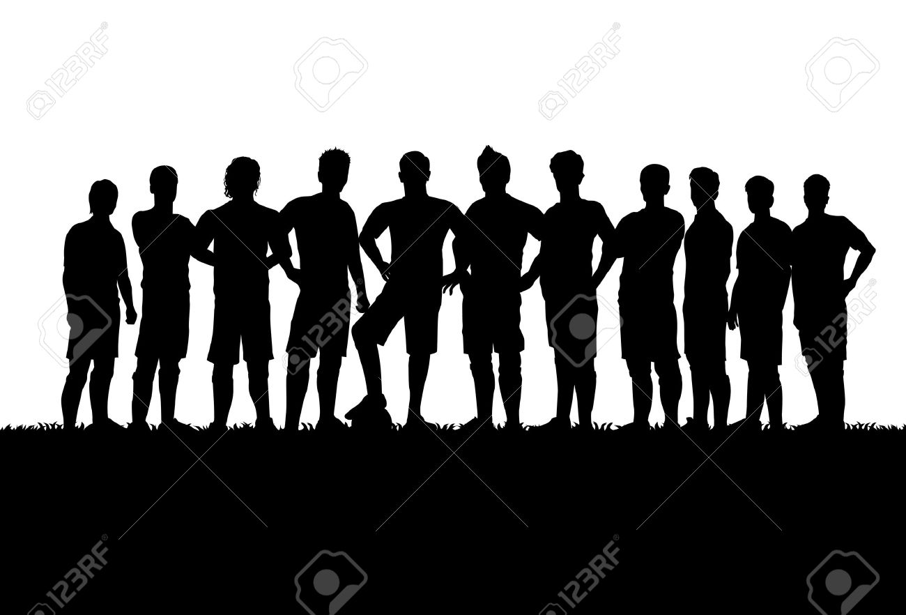 Silhouettes Soccer Team Royalty Free Cliparts Vectors And Silhouettes Soccer Team Royalty Free Cliparts Vectors And