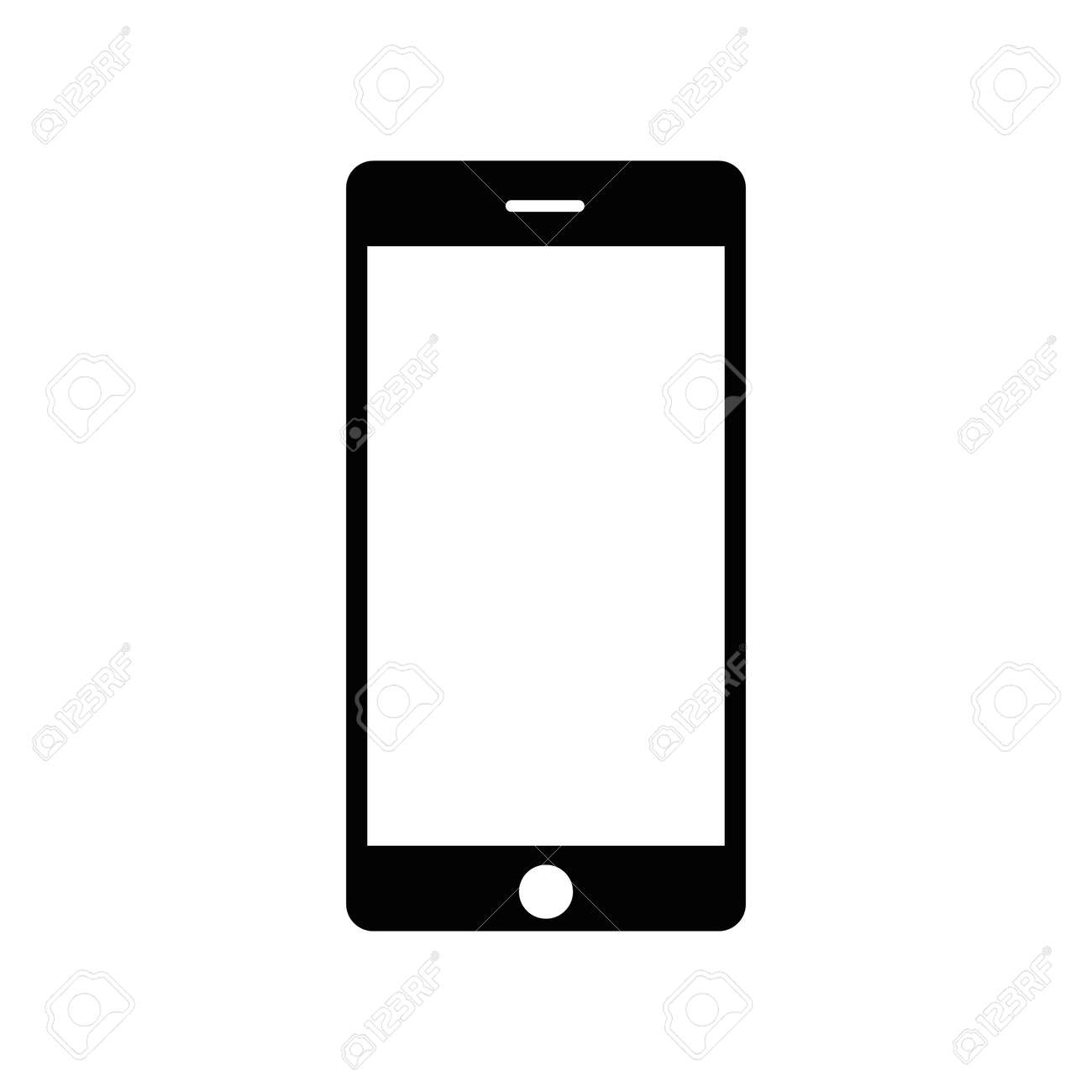 Smartphone icon. flat icon mobile handphone symbol - 165490624 Smartphone icon. flat icon mobile handphone symbol - 165490624
