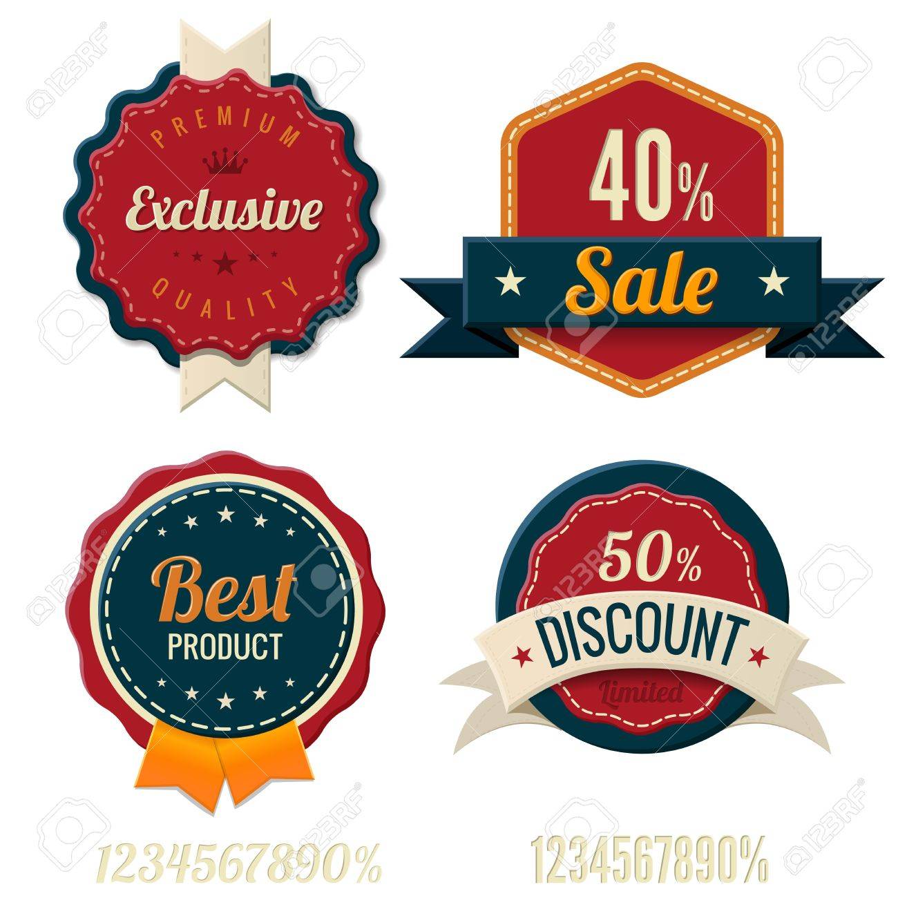 Vintage Labels Template Set Sale, Discount Theme Retro Design With Antique Labels Template Vintage Labels Template Set Sale, Discount Theme Retro Design With Antique Labels Template