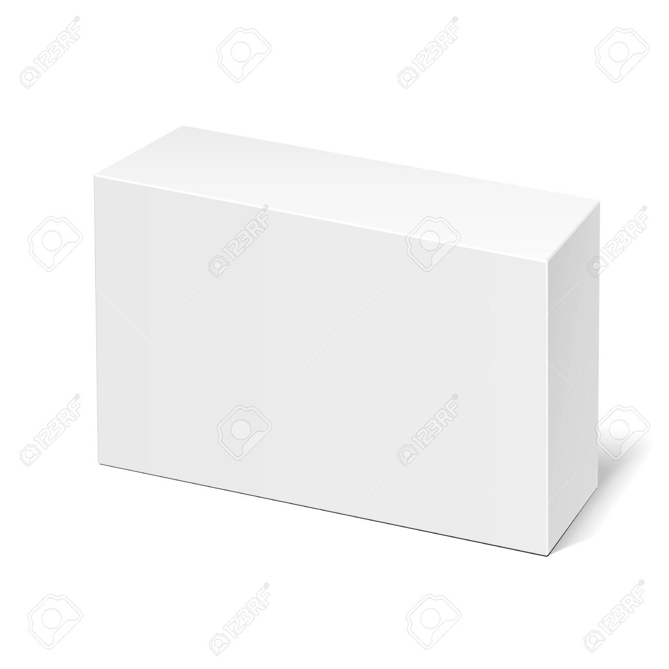 Mockup Product Cardboard Plastic Package Box. Illustration Isolated On White Background. Mock Up Template Ready For Your Design. Vector EPS10 - 123206669 Mockup Product Cardboard Plastic Package Box. Illustration Isolated On White Background. Mock Up Template Ready For Your Design. Vector EPS10 - 123206669