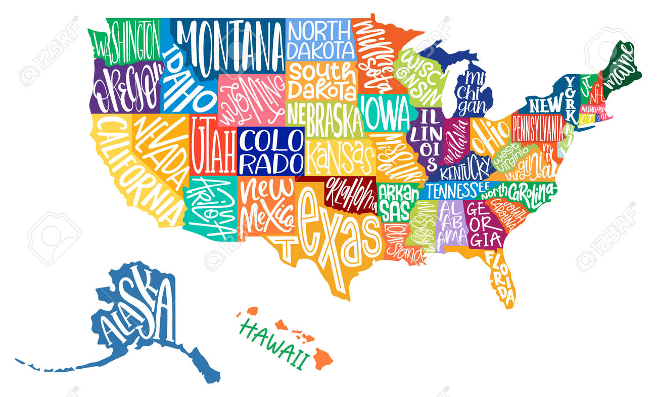 お値下げ】ユニークなアメリカのイラスト地図 6点