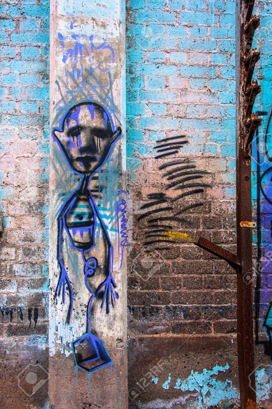 Graffiti On Abandoned Generator House For Hospital Stock Photo Picture And Royalty Free Image Image 13225967
