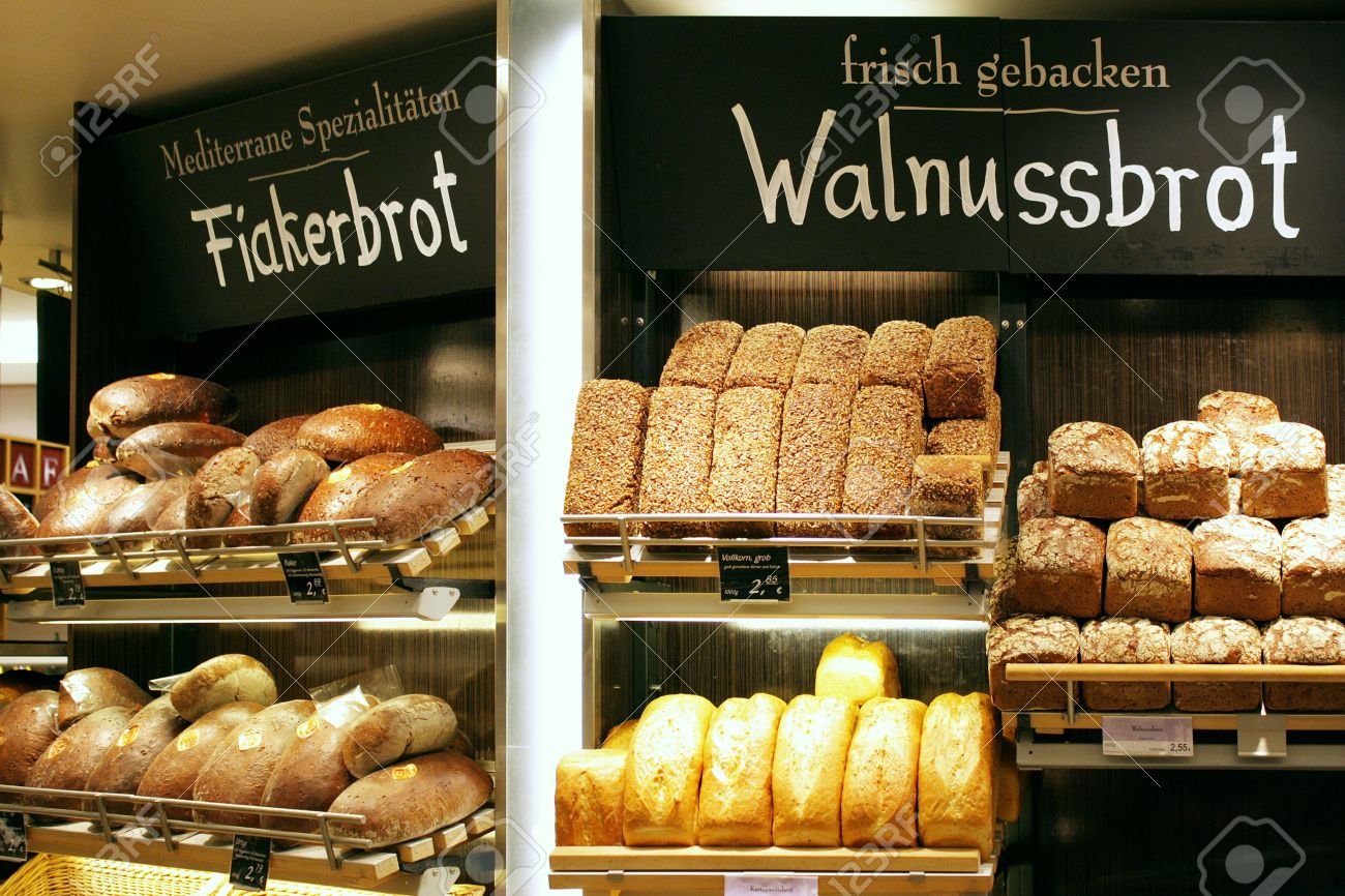 Differents Types De Pain De Campagne D Affichage Dans Une Boulangerie Allemande Banque D Images Et Photos Libres De Droits Image 12177571