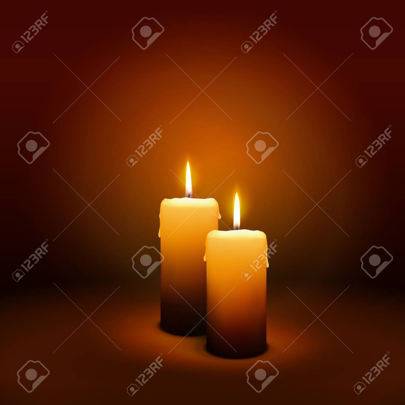 Immagini Di Candele Di Natale.Vettoriale 2 Domenica Di Avvento Seconda Candela Con Warm Atmosphere A Lume Di Candela Di Natale Modello Di Scheda Image 46392100