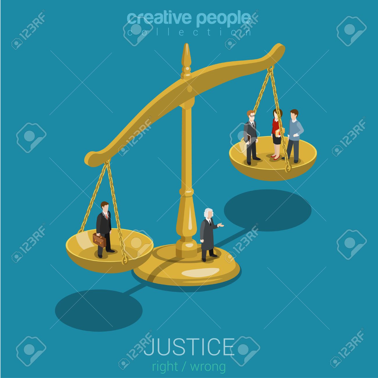 Justice and law, judgment and decision, court session, judicial sitting flat 3d web isometric infographic concept vector. Micro casual people judge bowls of scales. Creative people world collection. - 48543943 Justice and law, judgment and decision, court session, judicial sitting flat 3d web isometric infographic concept vector. Micro casual people judge bowls of scales. Creative people world collection. - 48543943