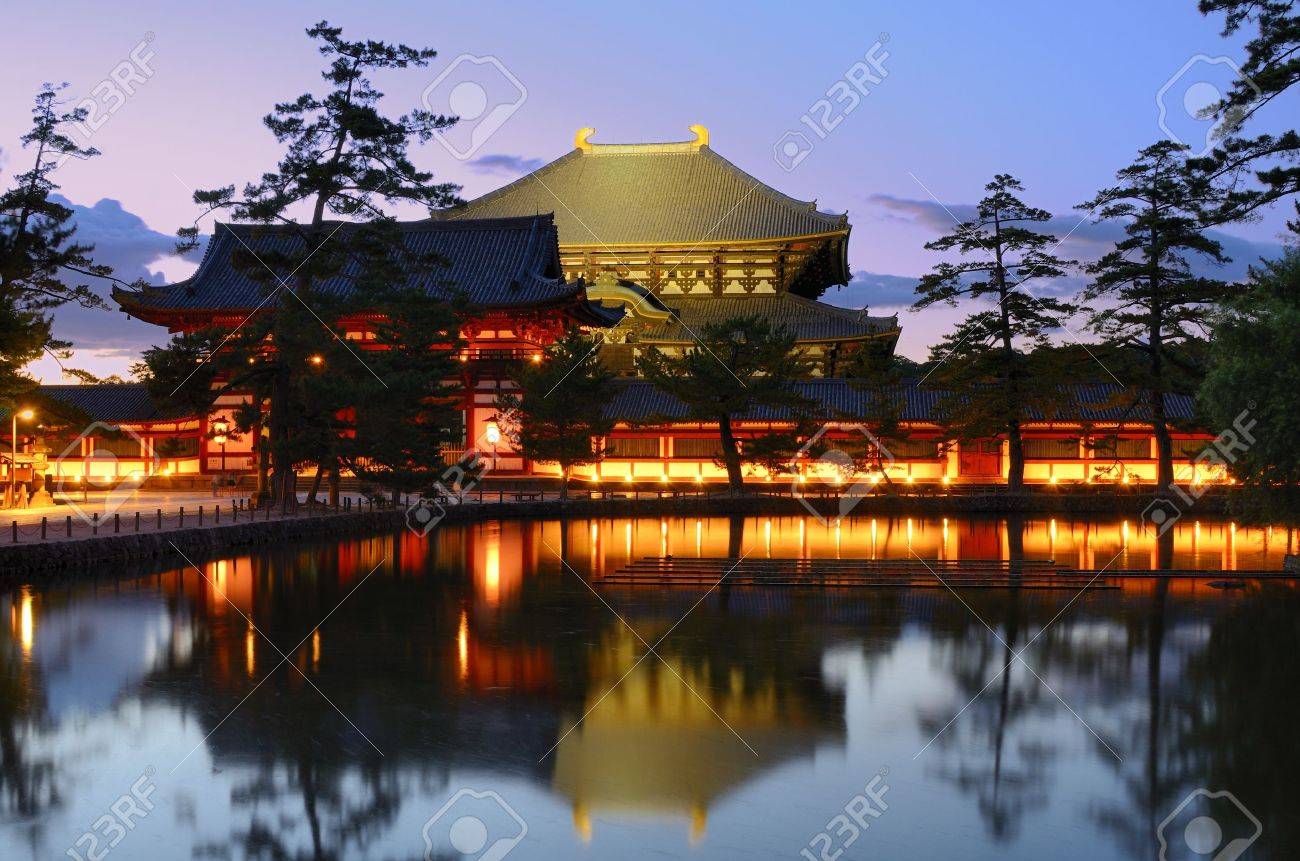 東大寺 世界最大の木造建築 奈良 日本のユネスコ世界遺産の外観 の写真素材 画像素材 Image