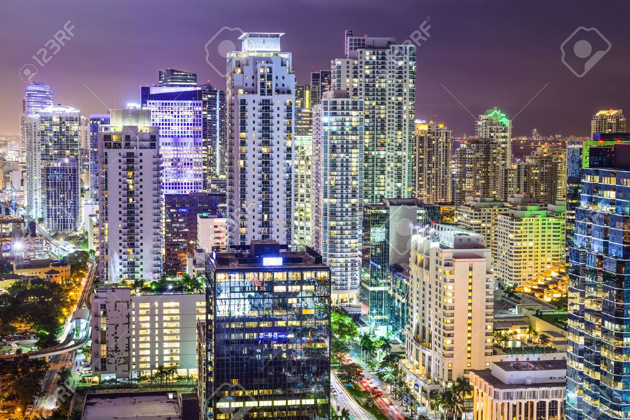 米国、フロリダ州マイアミ ダウンタウンの街並み。の写真素材・画像素材 Image 31041141