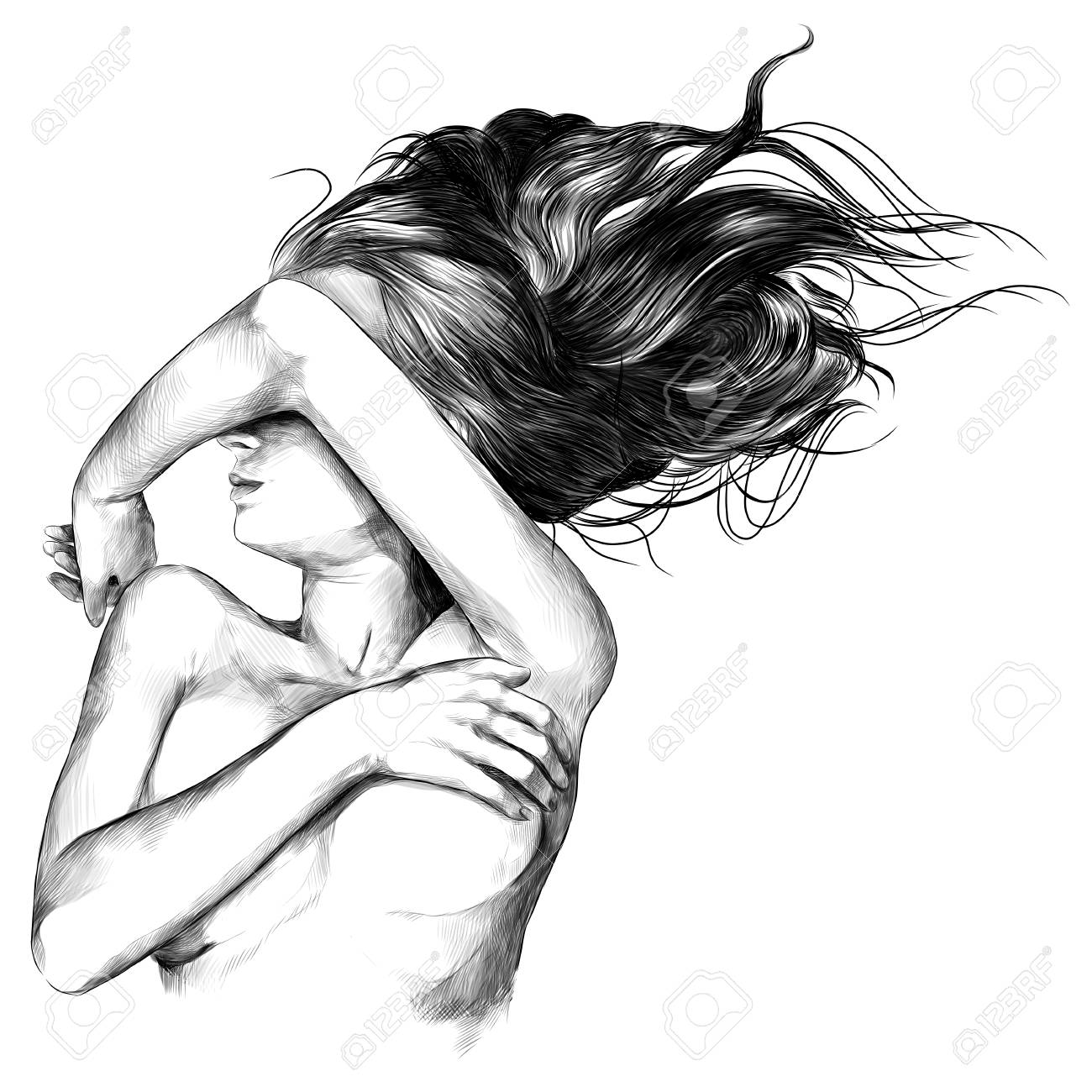 Cristopher recommend best of thick black drawing girl Cristopher recommend best of thick black drawing girl