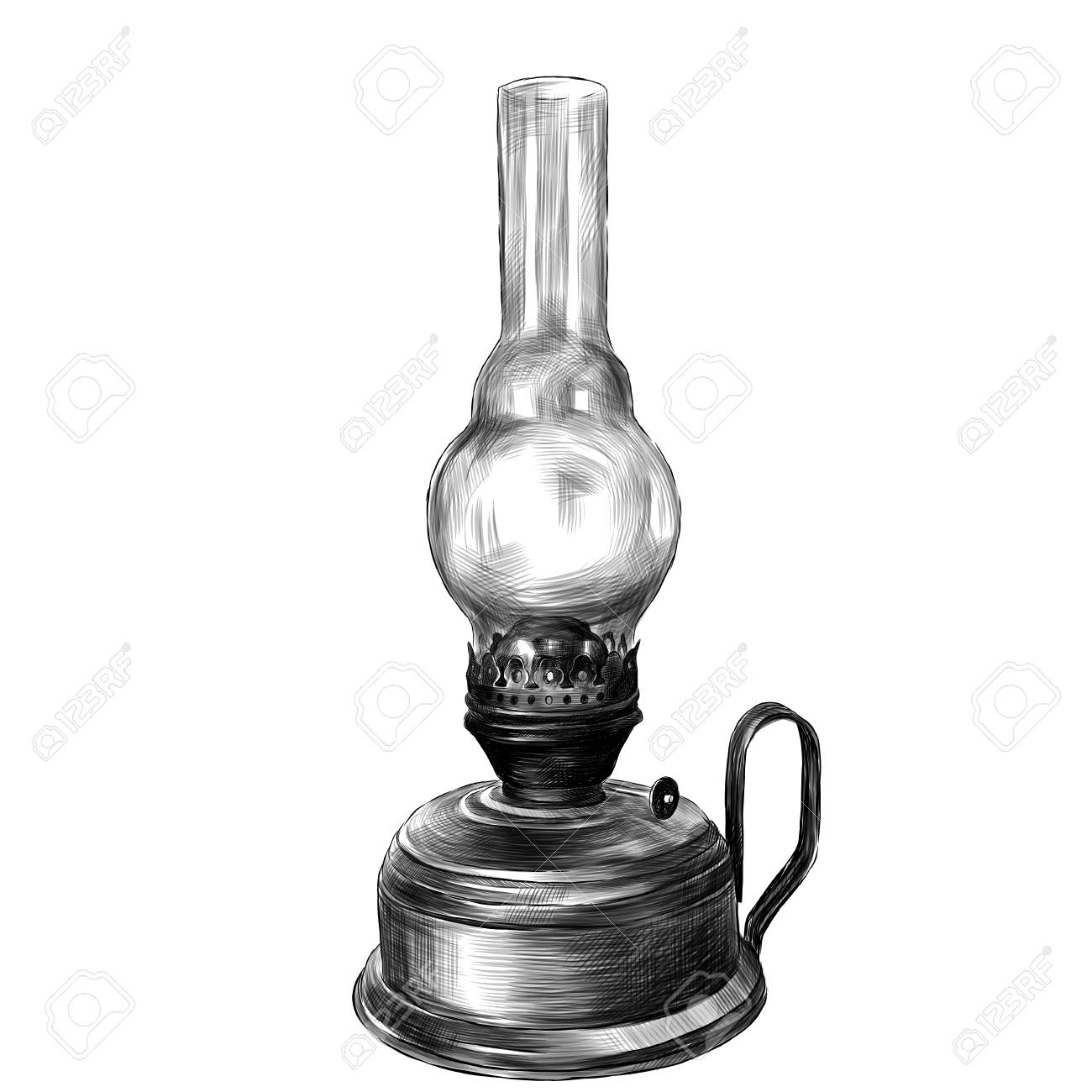 Керосиновая лампа картинка для детей