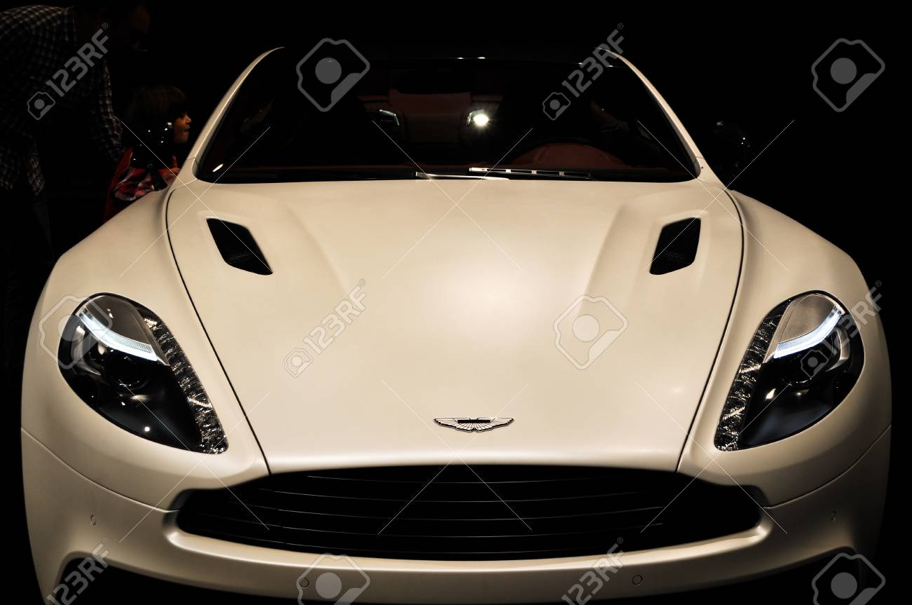 Aston Martin Stock >> Front View Of The Aston Martin Aston Martin Stock >> Front View Of The Aston Martin