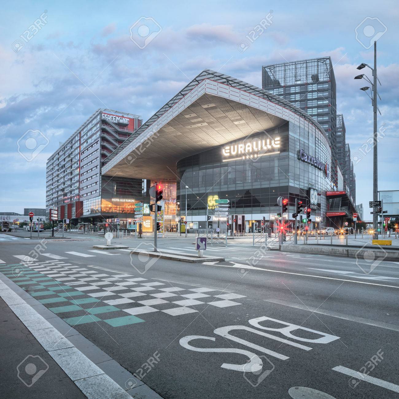 Lille France Nord Pas De Calais August 15 2015 Lille Europe Stock Photo Picture And Royalty Free Image Image 48530832