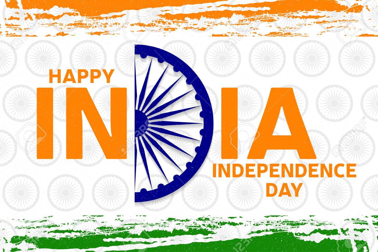 indian independence day greeting card poster flyer patriotic