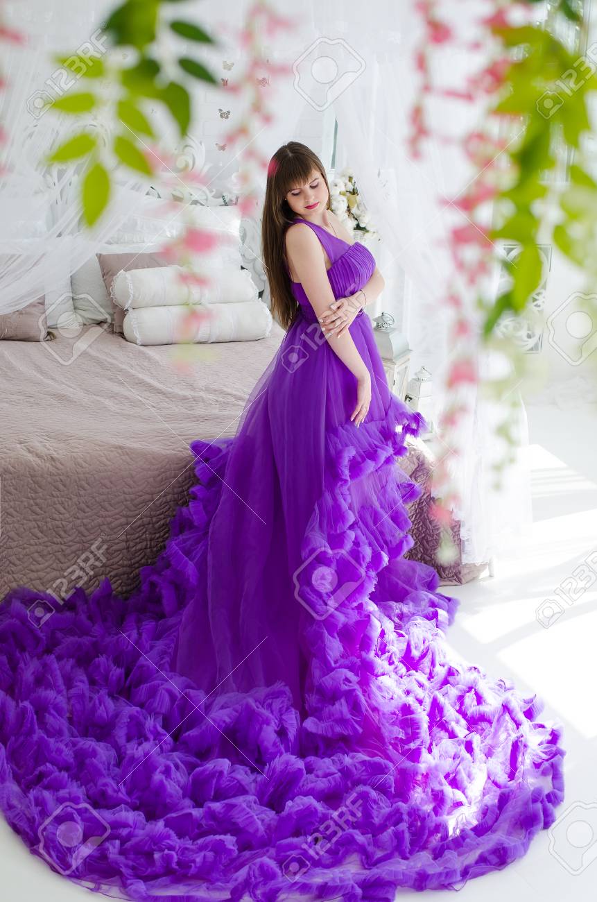 robe violette