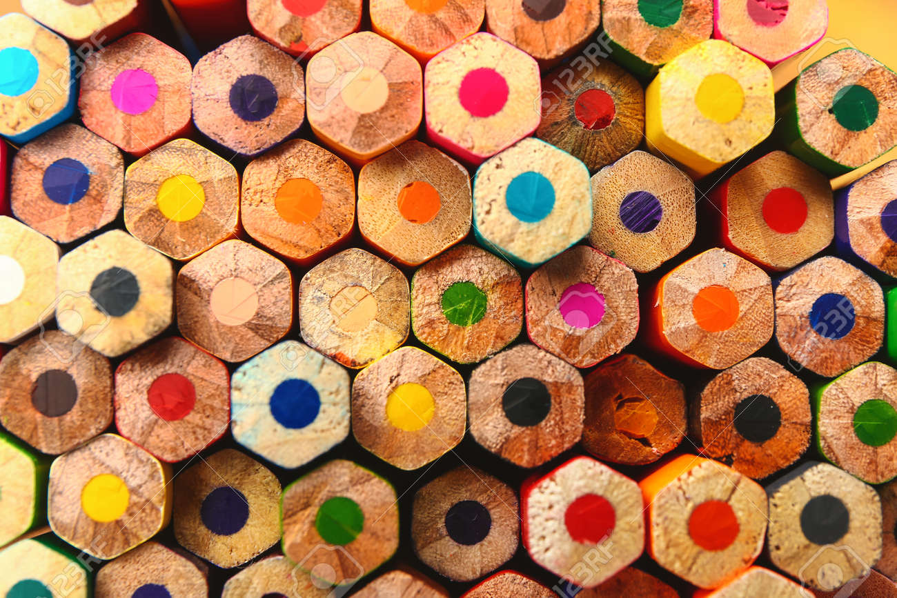 Set of colorful pencils as background - 169893735 Set of colorful pencils as background - 169893735