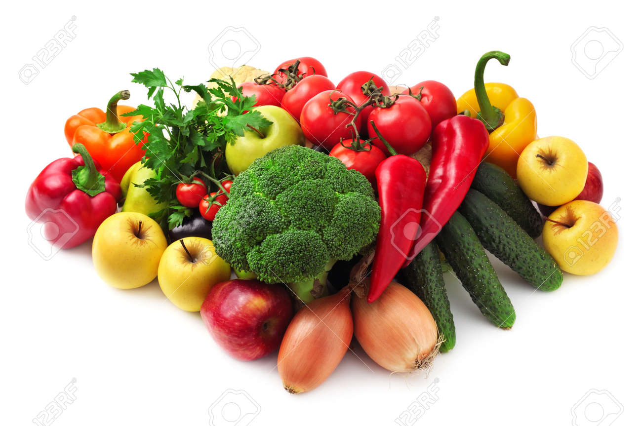 collection fruits and vegetables isolated on a white background - 11979765 collection fruits and vegetables isolated on a white background - 11979765