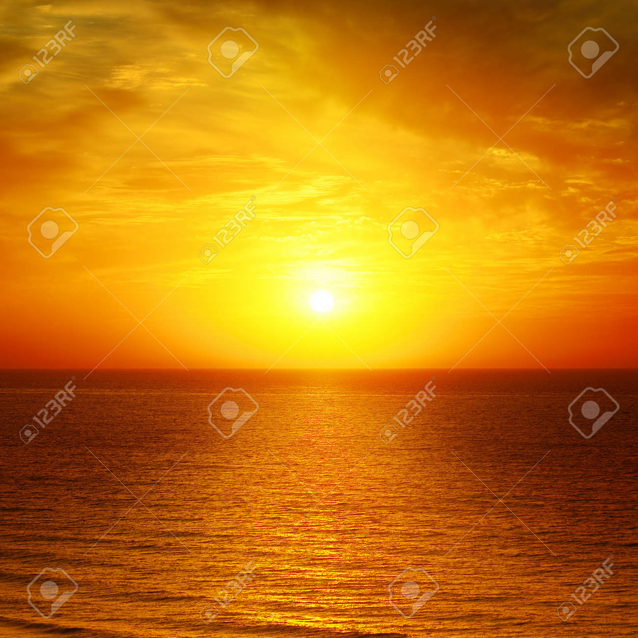 Beautiful sunset above the sea - 14810019 Beautiful sunset above the sea - 14810019