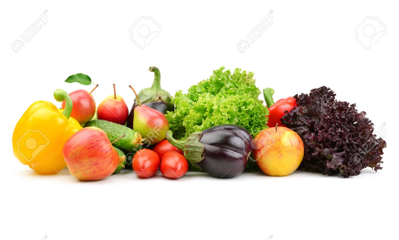 collection fruits and vegetables isolated on a white background - 15282982 collection fruits and vegetables isolated on a white background - 15282982