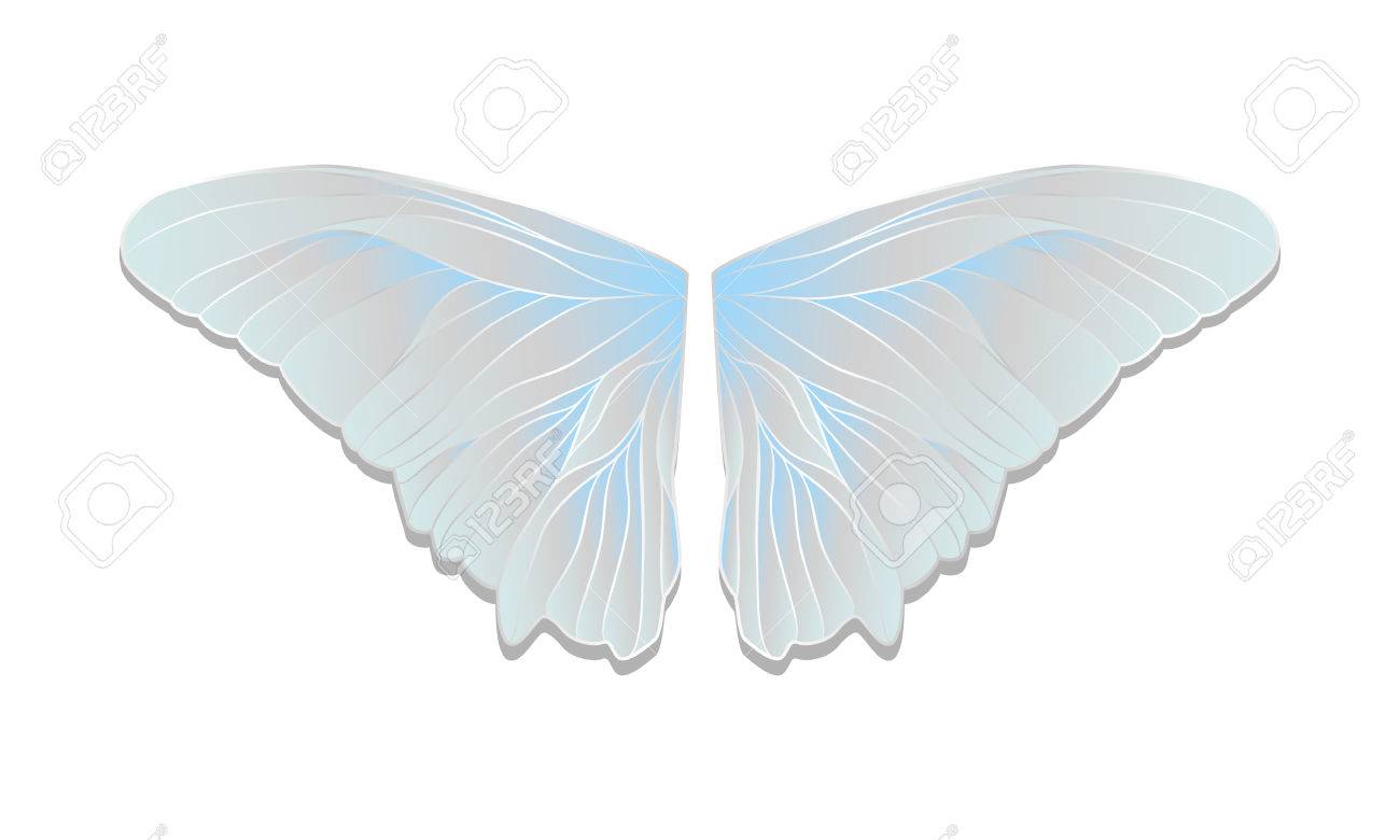 均一な背景ベクトル蝶の羽のイラスト素材 ベクタ Image