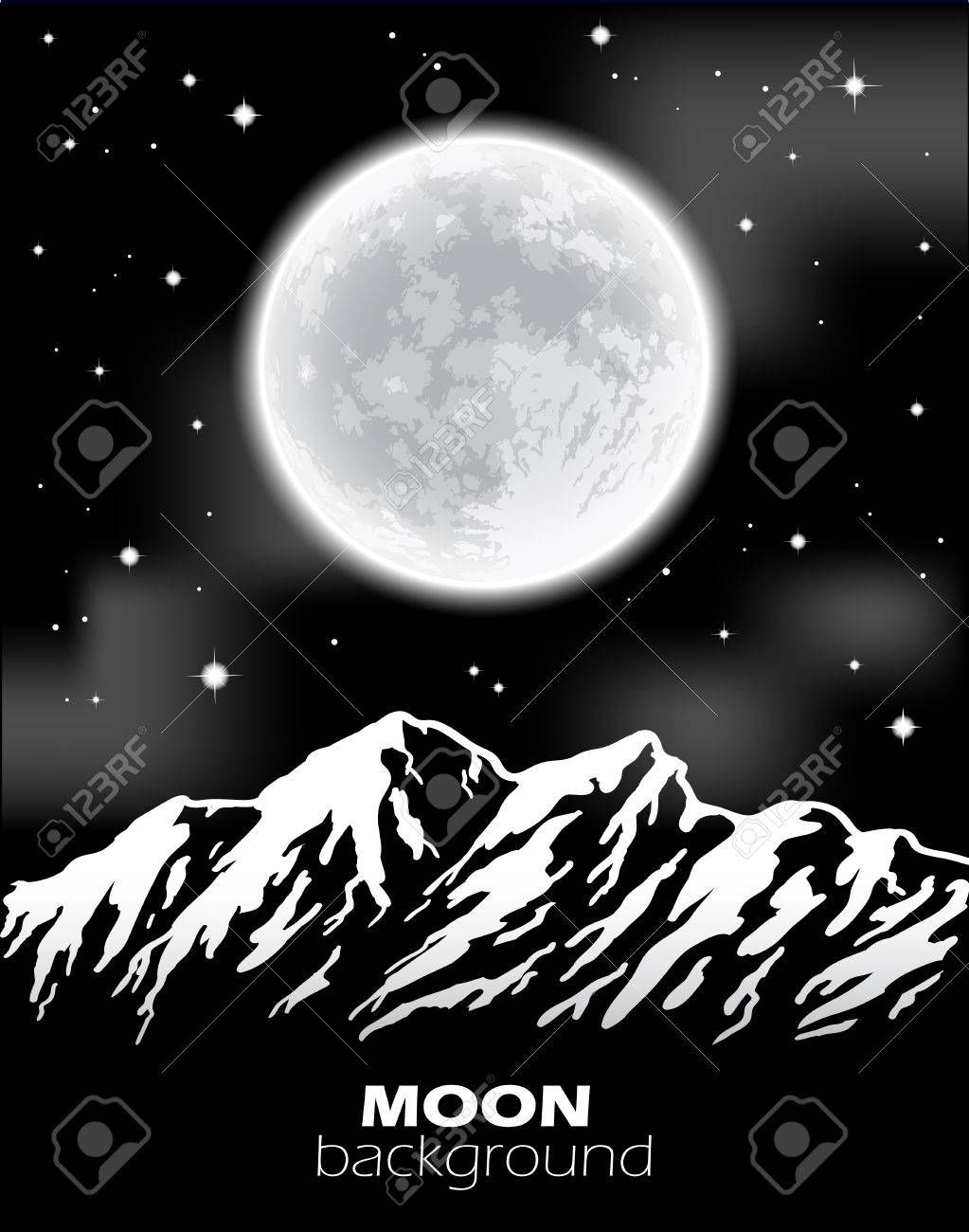 En el cielo las estrellas: Eclipse de Luna sobre la cordillera, image size:1023x1300