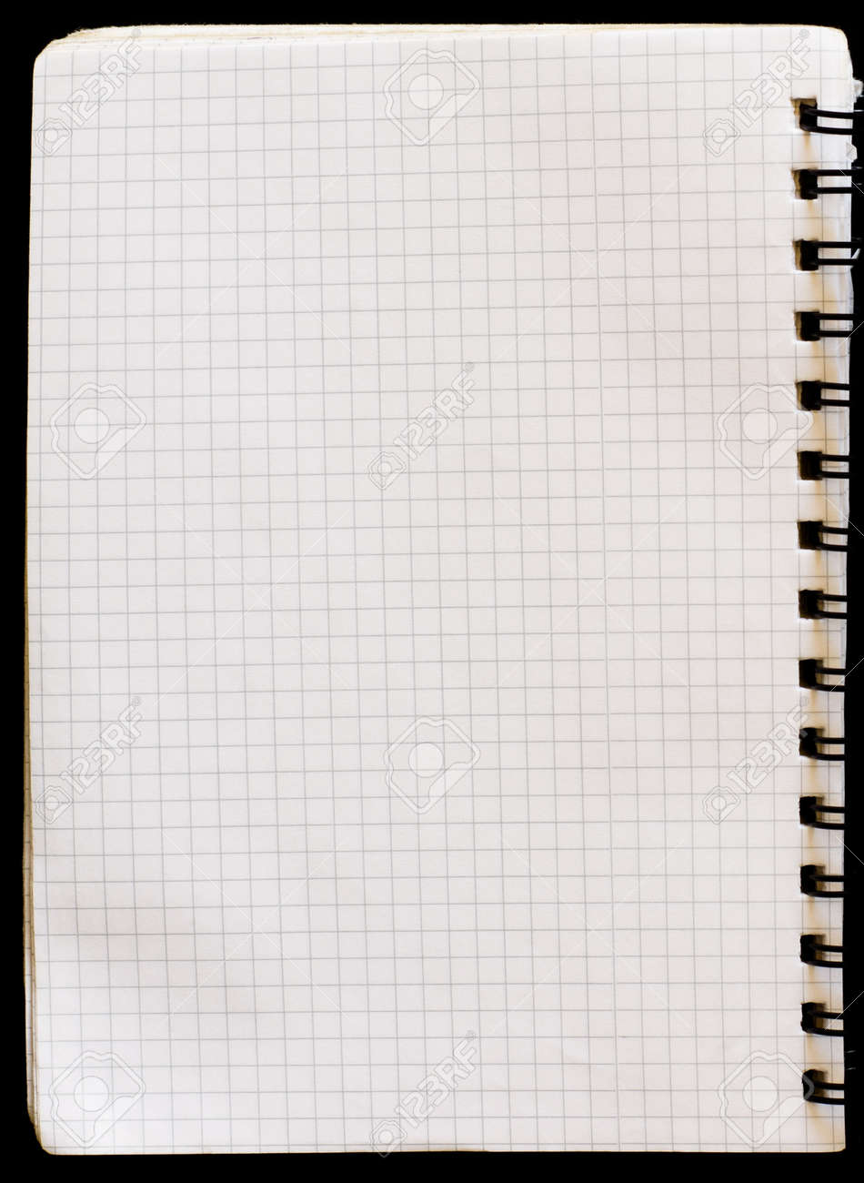 spiral notepad graph paper stock photo picture and royalty free graph paper spiral notebook