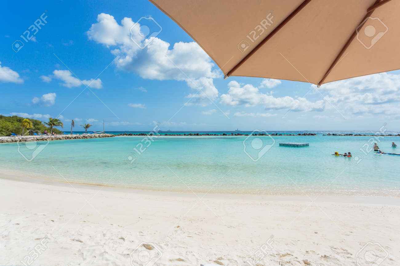 Flamingo Beach At Aruba Renaissance Aruba Private Island