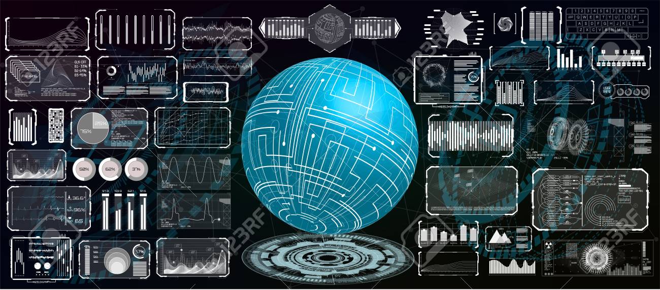 Futuristic interface hud design for business app. Abstract technology, concept futuristic Sci-Fi user Interface for app, hologram, communication, statistic,data, infographic. Hi tech technology HUD UI - 101668105 Futuristic interface hud design for business app. Abstract technology, concept futuristic Sci-Fi user Interface for app, hologram, communication, statistic,data, infographic. Hi tech technology HUD UI - 101668105