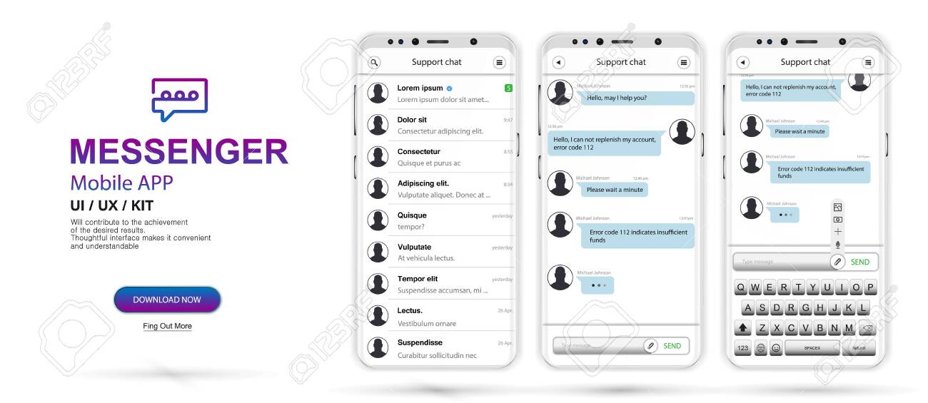 chatting app ui browser chatting app ui browser