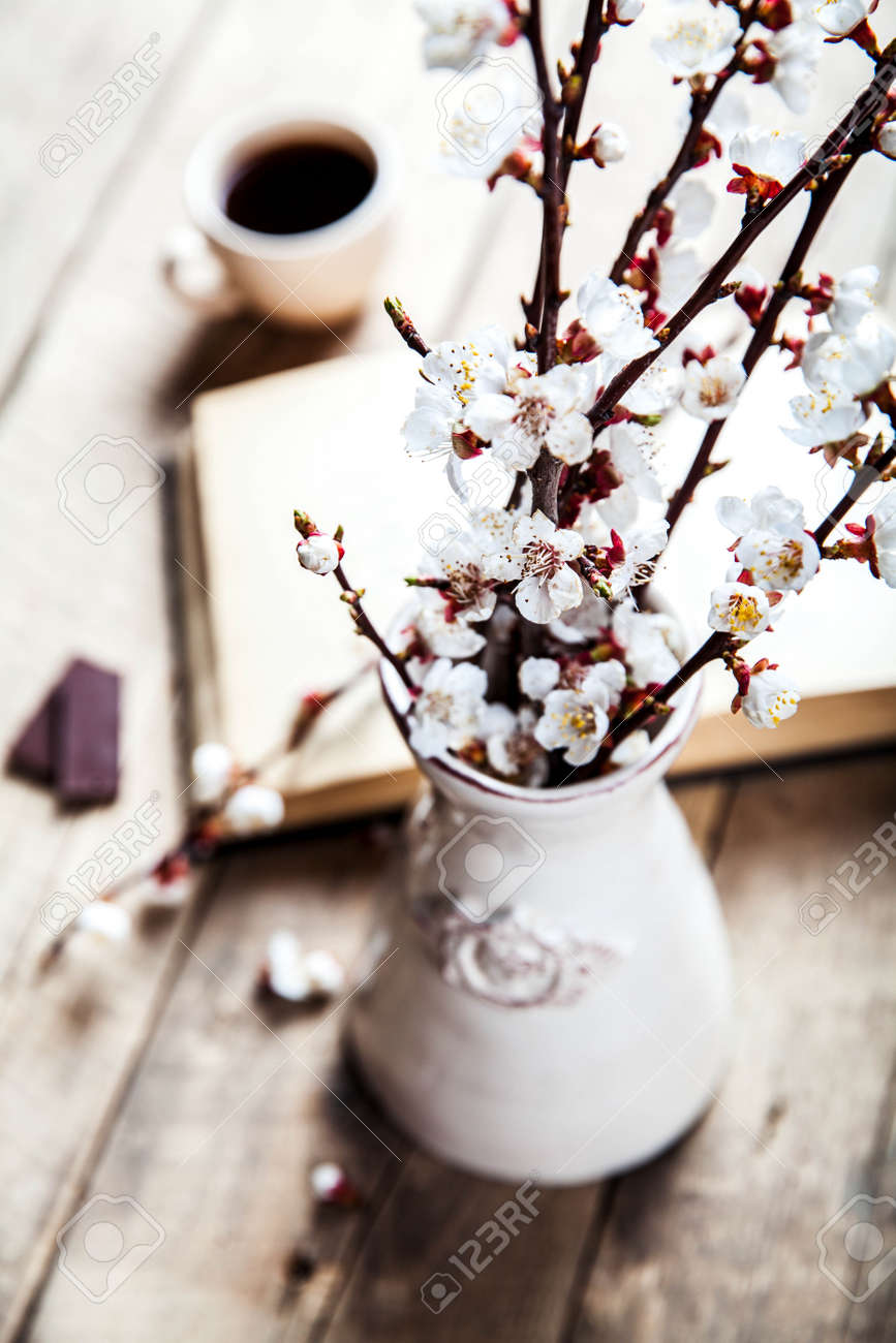 美しい花瓶ヴィンテージの木製のテーブルの上の花桜の木の枝とオープン ビンテージ帳 の写真素材 画像素材 Image 4121 美しい花瓶ヴィンテージの木製のテーブルの上の花桜の木の枝とオープン ビンテージ帳 の写真素材 画像素材 Image 4121