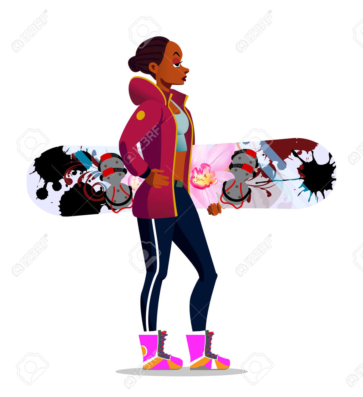 american girl snowboard