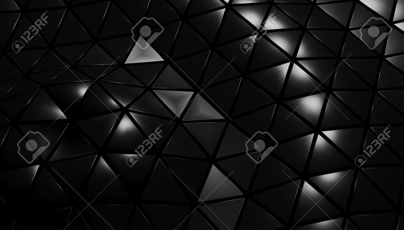 3D render wave texture from triangles moves and shimmers. - 150333558 3D render wave texture from triangles moves and shimmers. - 150333558