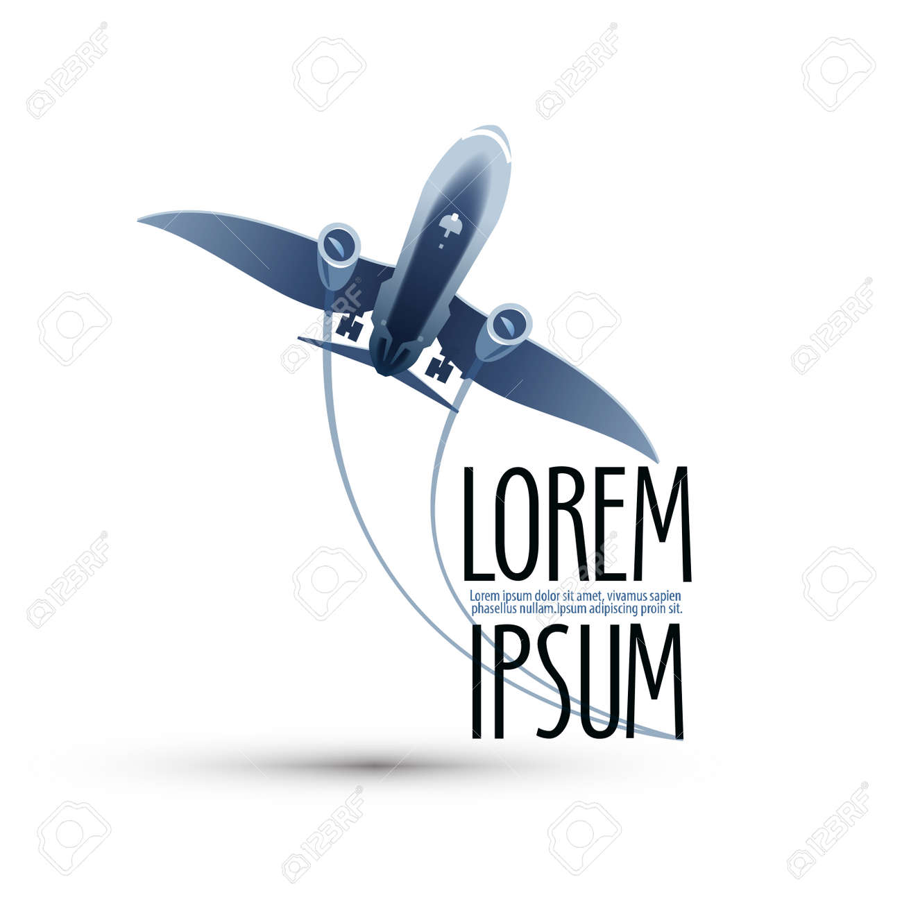 航空機 空を飛ぶ ベクトル イラスト のイラスト素材 ベクタ Image