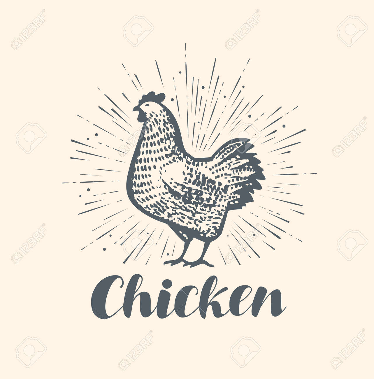 Chicken Clipart-chicken cartoon style clipart