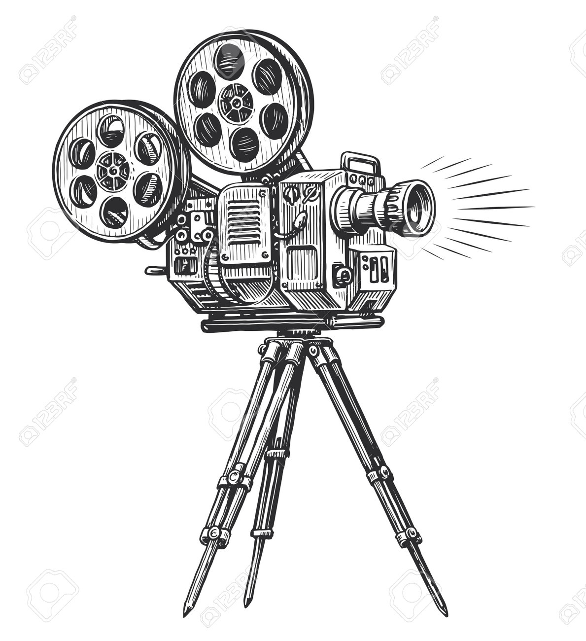 Clipart Argentic Camera Film Camera Clipart In Minimalist Style On