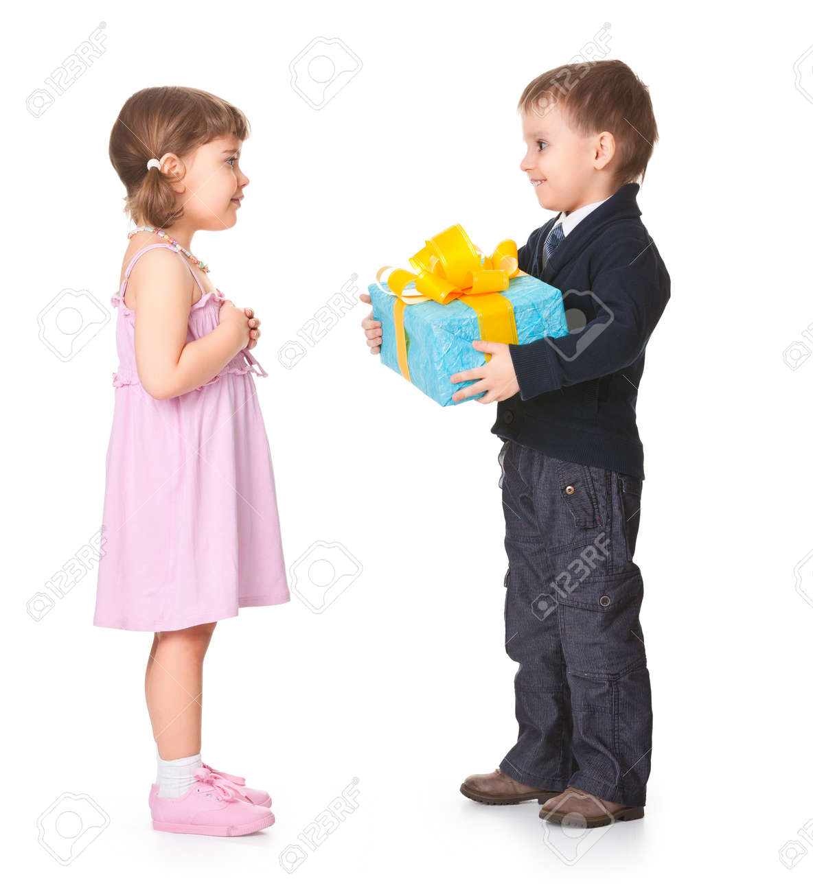 giving a girl a gift
