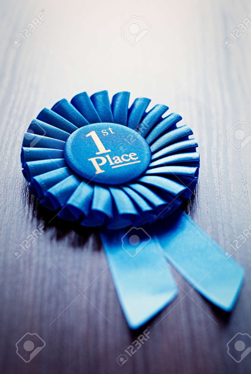 first place blue ribbon