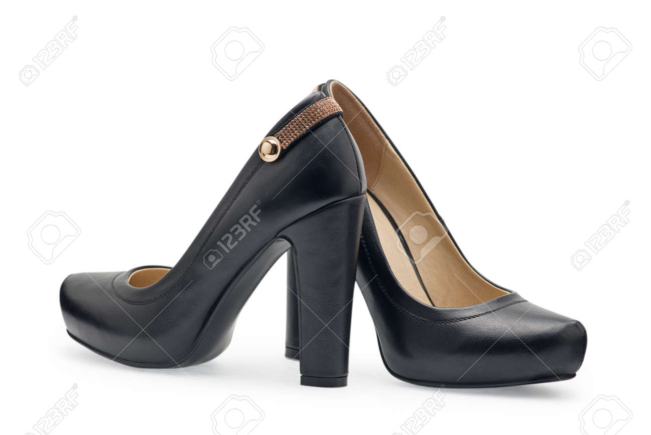 womens black stilettos