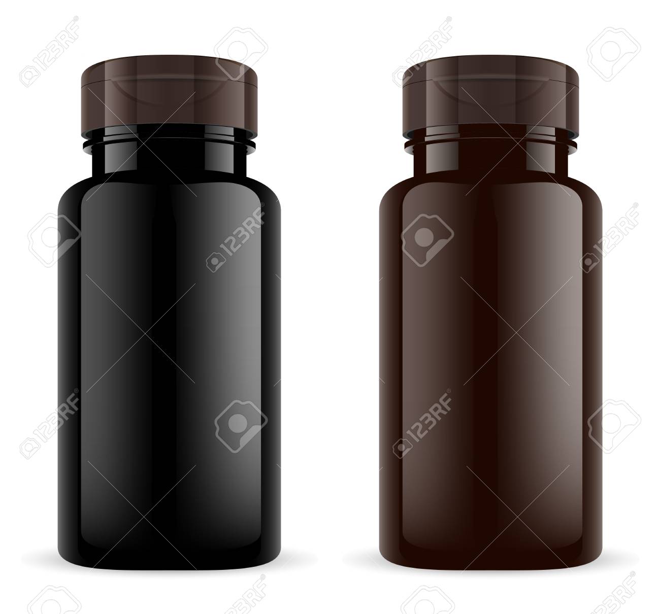 Download Brown Pill Bottle Amber Plastic 3d Sport Drug Jar Medical Pills Royalty Free Cliparts Vectors And Stock Illustration Image 126717633