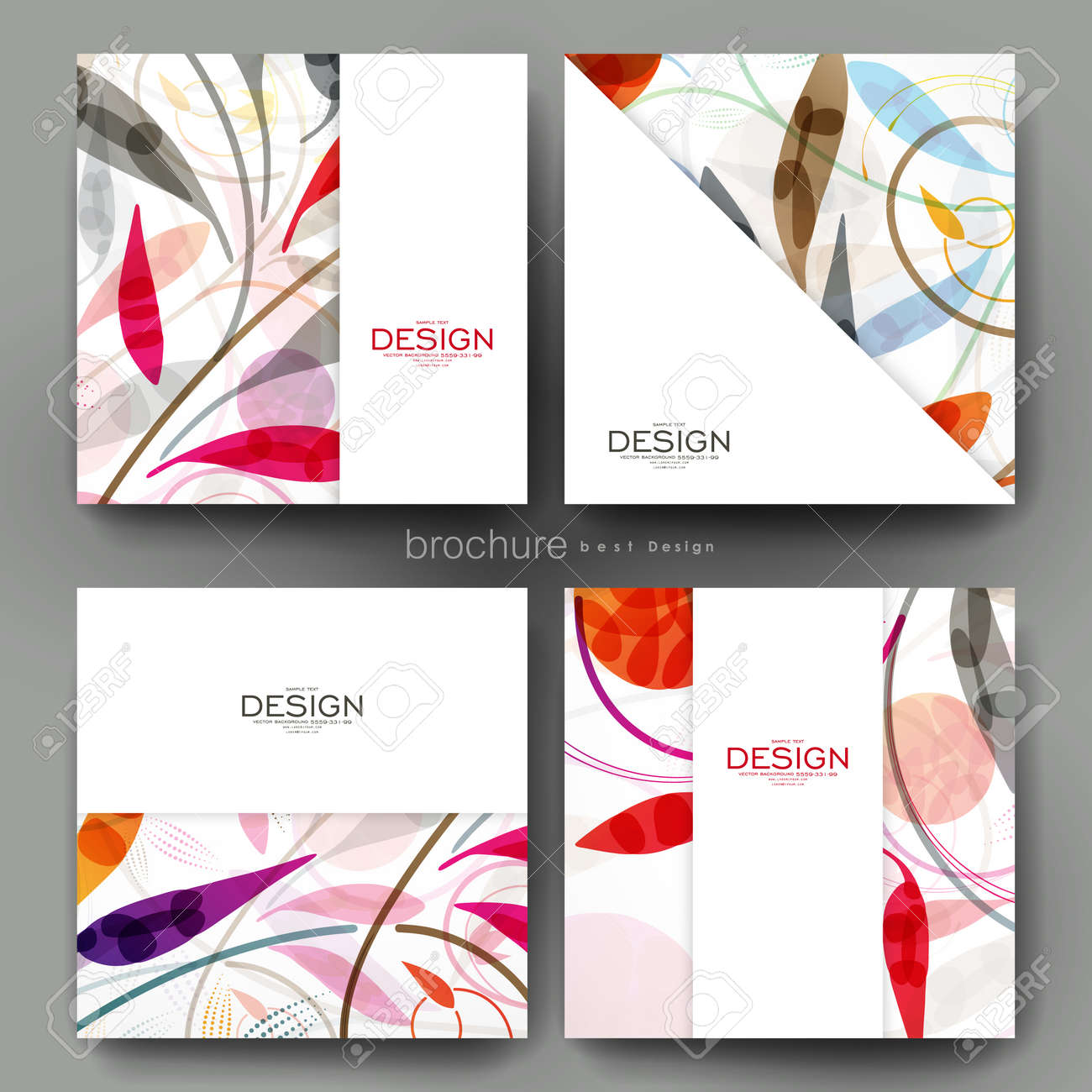 floral ornament vector brochure template flyer layout creative