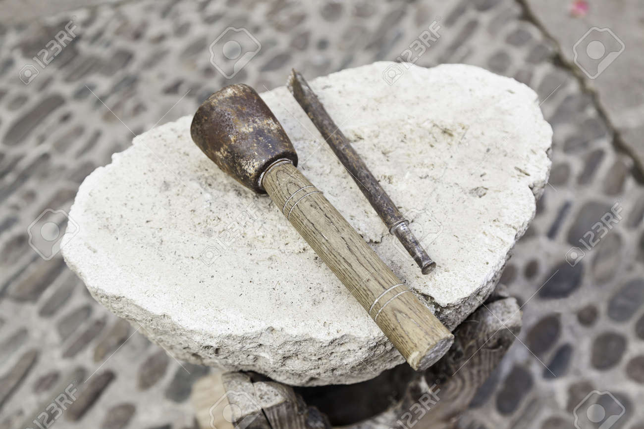 Chisel on sale and stone