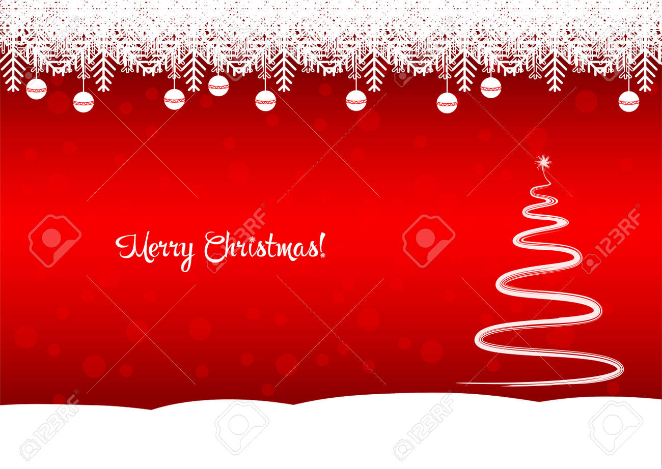 Immagini Natale Zen.Vettoriale Albero Di Natale Allegro Lo Sfondo Rosso E Un Bellissimo Albero Zen Image 48780704