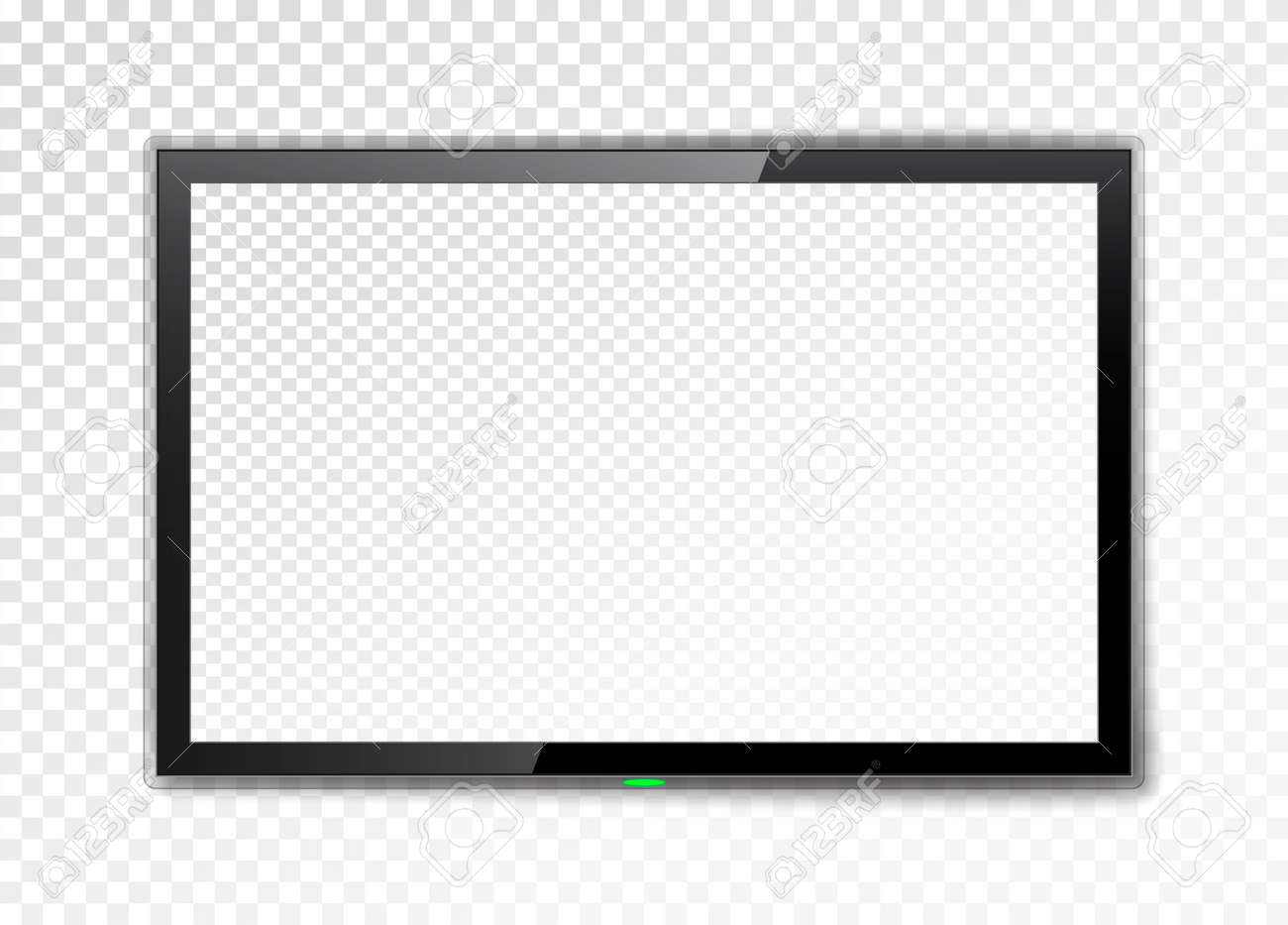 リアルなテレビ画面 透明な背景に隔離された空のledモニタ ベクトルイラスト のイラスト素材 ベクタ Image リアルなテレビ画面 透明な背景に隔離された空のledモニタ ベクトルイラスト のイラスト素材 ベクタ Image